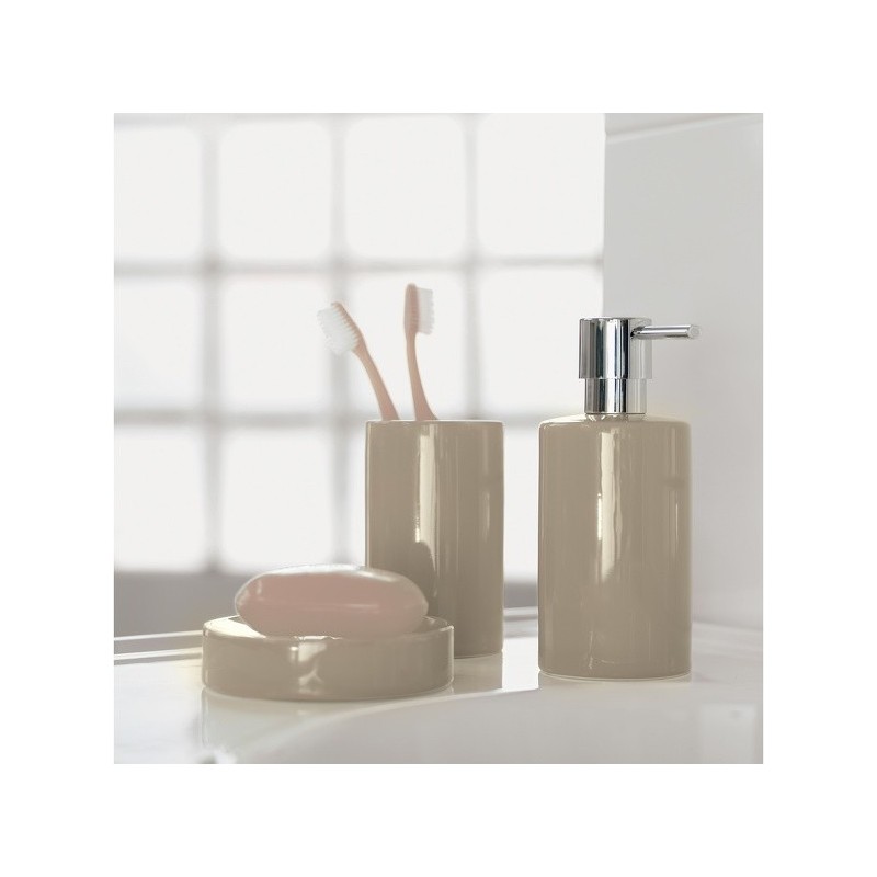 Spirella Gobelet Céramique TUBE Taupe Spirella