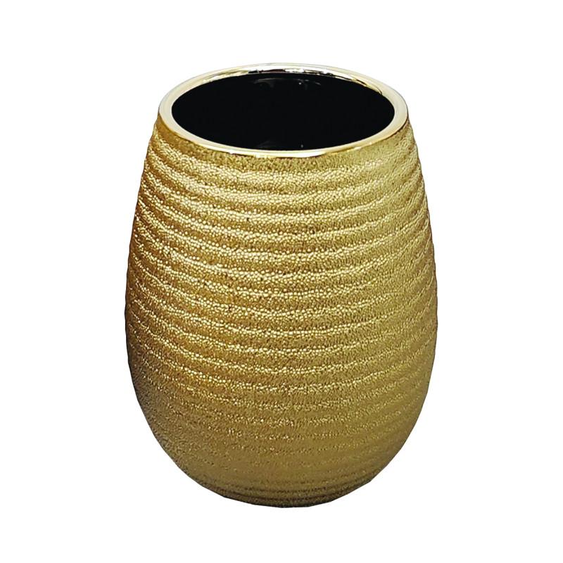 spirella Gobelet en Céramique OMAN Or 8 5x10cm MSV