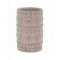 Spirella Gobelet Porcelaine RELIEF Beige Spirella