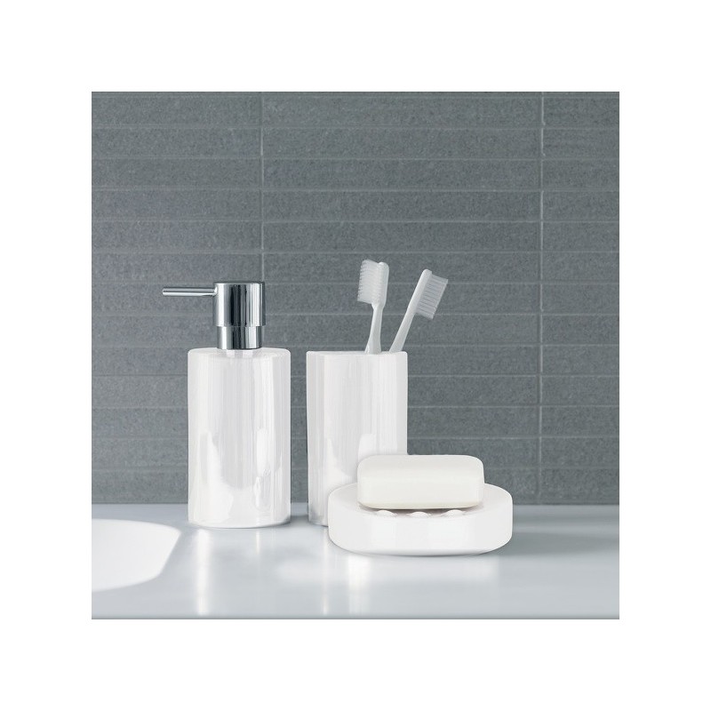 Spirella Gobelet Porcelaine TUBE Blanc Spirella