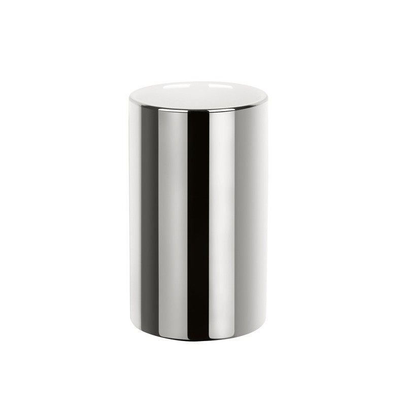 spirella Gobelet Porcelaine TUBE Chromé Spirella