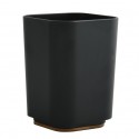 Spirella Gobelet PS & Bambou KAMLA Noir Mat MSV