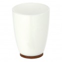 Spirella Gobelet PS & Bambou OSLO Blanc & Beige MSV