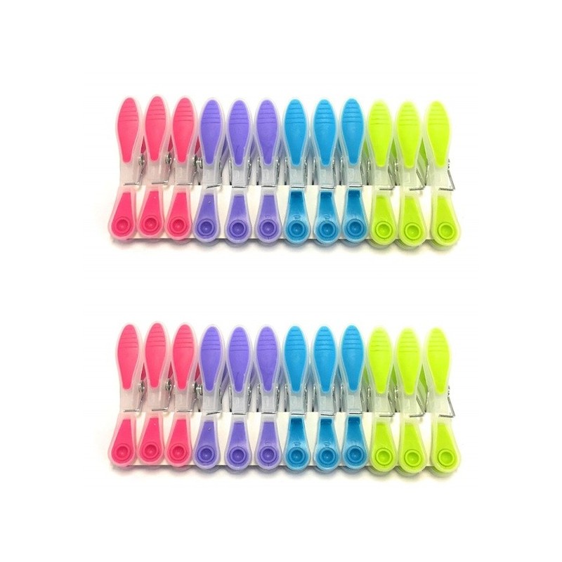 Spirella Lot De 12 Pinces à Linge Bi Matière MSV
