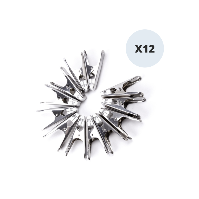 spirella Lot de 12 Pinces à  linge en inox MSV