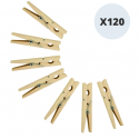 Spirella Lot De 120 Pinces à Linge En Bois MSV