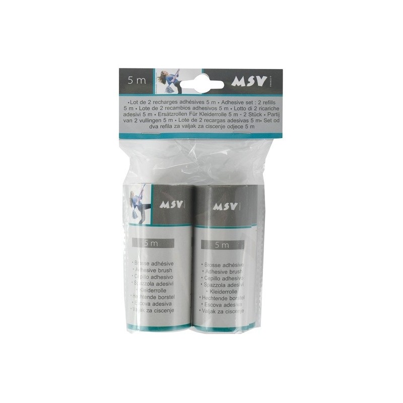 Spirella Lot De 2 Recharges Adhesives 5m MSV