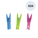 Spirella Lot De 24 Pinces à  Linge Plastique MSV