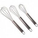 Spirella Lot De 3 Fouets De Cuisine En Inox MSV