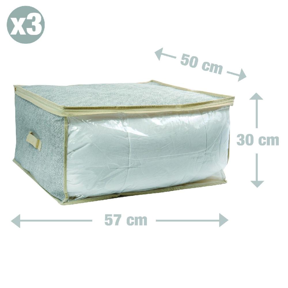 Spirella Lot De 3 Housses Pour Couette MSV