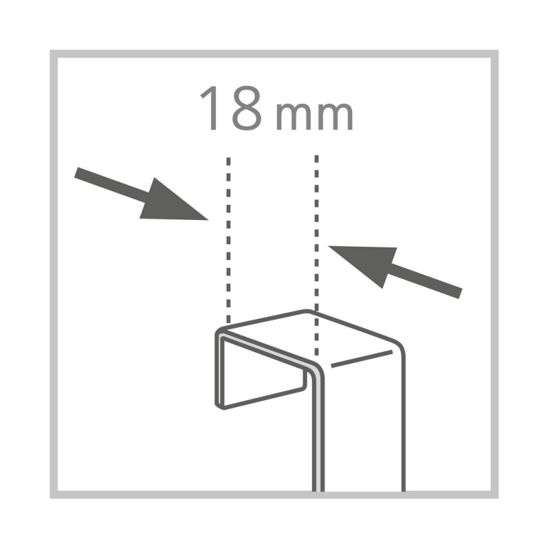 Spirella Lot De 4 Crochets Blanc Mat KESSY MSV