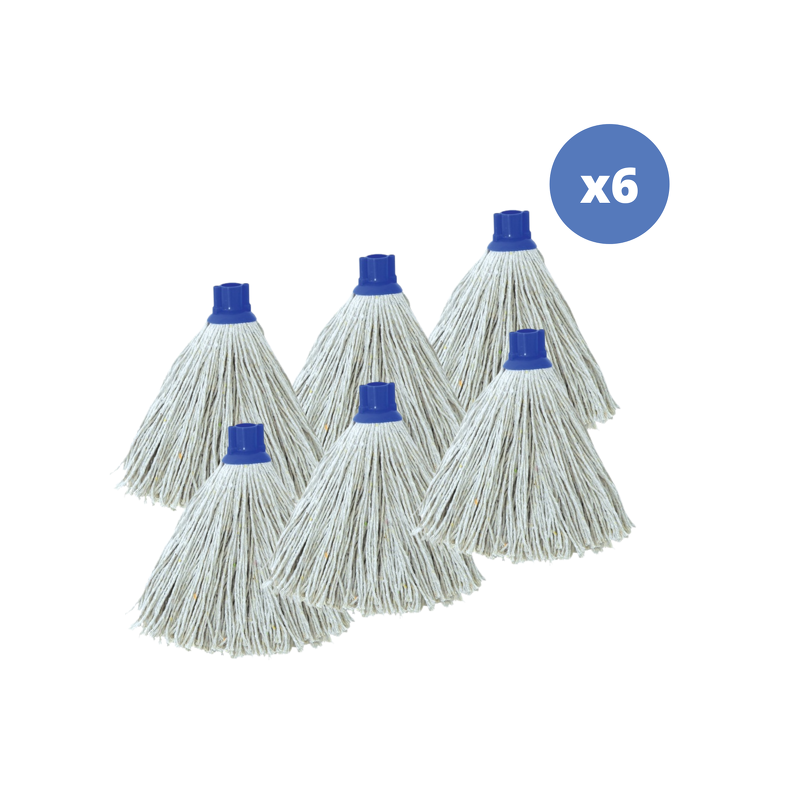 spirella Lot de 6 franges en coton écru 220g