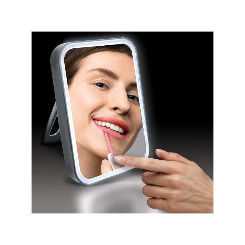 Spirella Miroir Lumineux à  Led ANIA Gris Foncé MSV