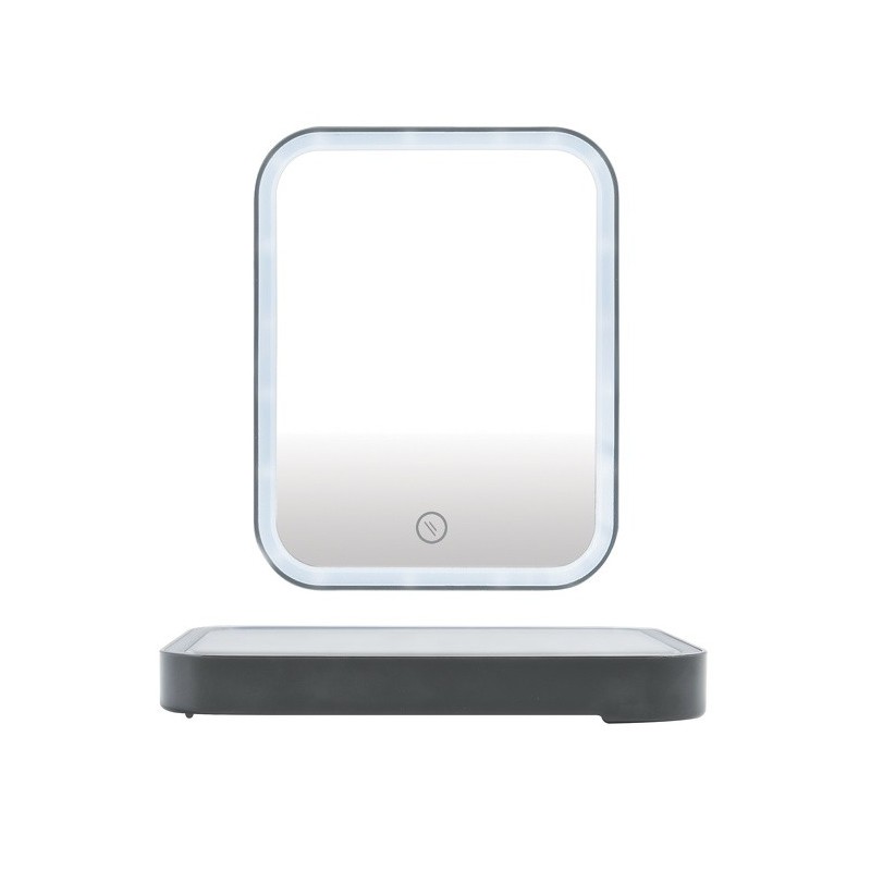 Spirella Miroir Lumineux à  Led ANIA Gris Foncé MSV