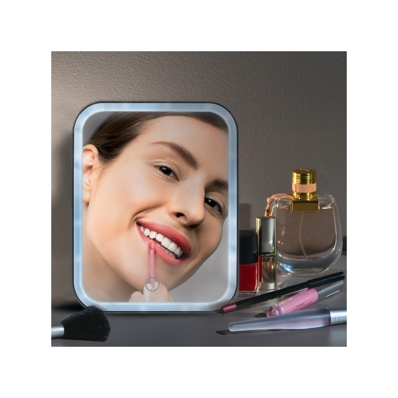 Spirella Miroir Lumineux à  Led ANIA Noir Mat MSV