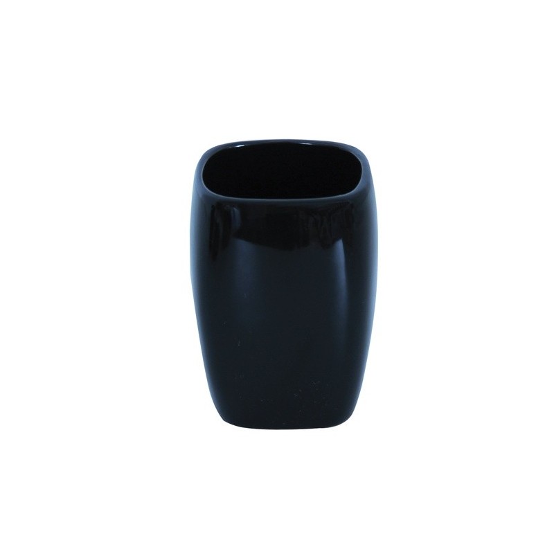 spirella MSV Gobelet Céramique CLASSIC Noir