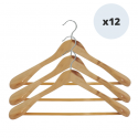 Spirella MSV Lot De 12 Cintres Bois Special Veste
