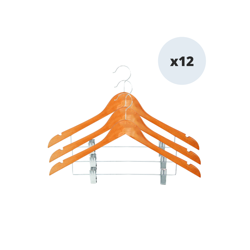 spirella MSV Lot de 12 Cintres Pour Pantalons