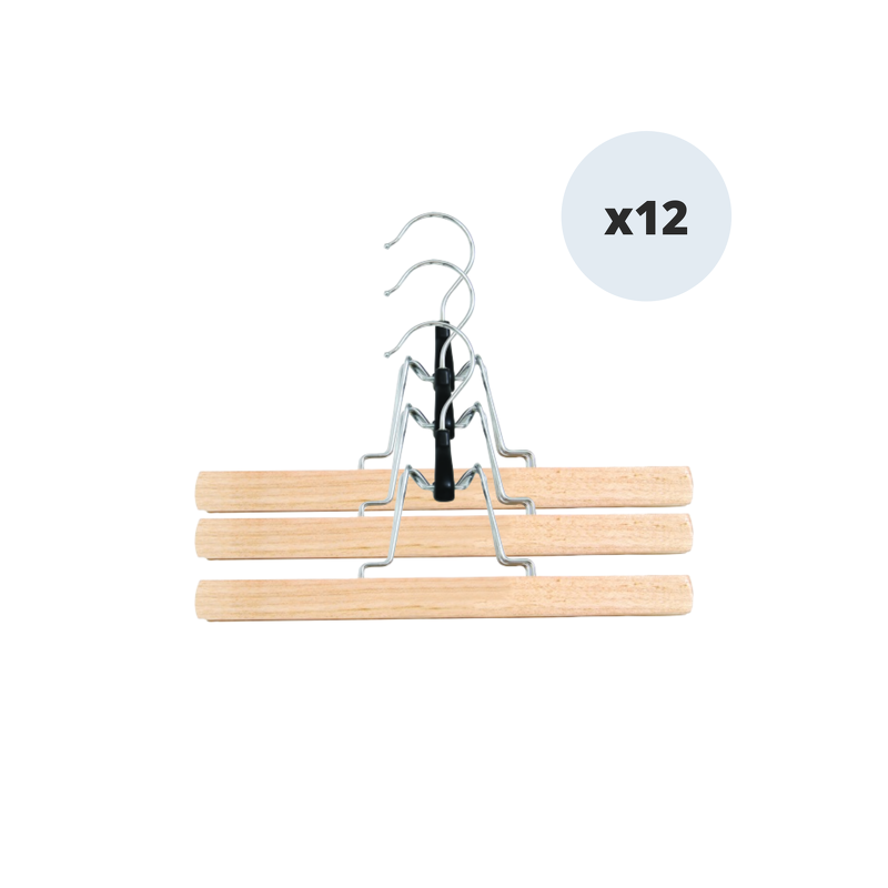 spirella MSV Lot de 12 Cintres Pour Pantalons