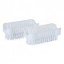 Spirella MSV Lot De 2 Brosses De Nettoyage Blanc