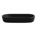 Spirella MSV Porte Savon Céramique MAONIE Noir Mat