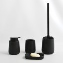 Spirella MSV Porte Savon Céramique MAONIE Noir Mat