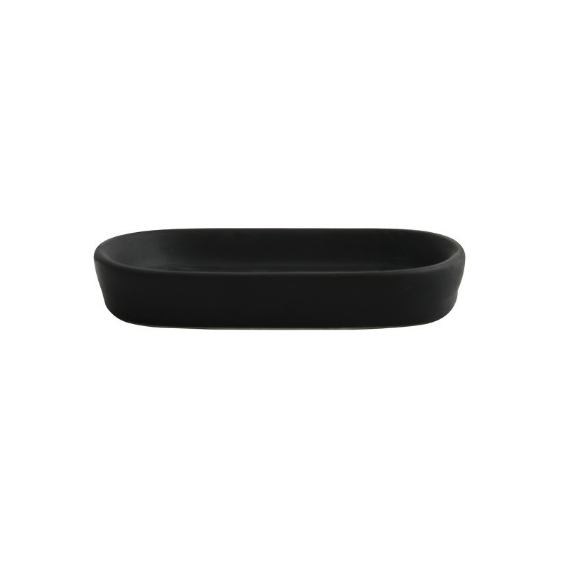 spirella MSV Porte savon Céramique MAONIE Noir Mat