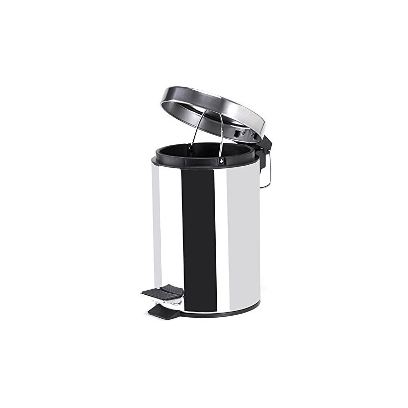 Spirella MSV Poubelle à  Pédale Inox 3L Miroir