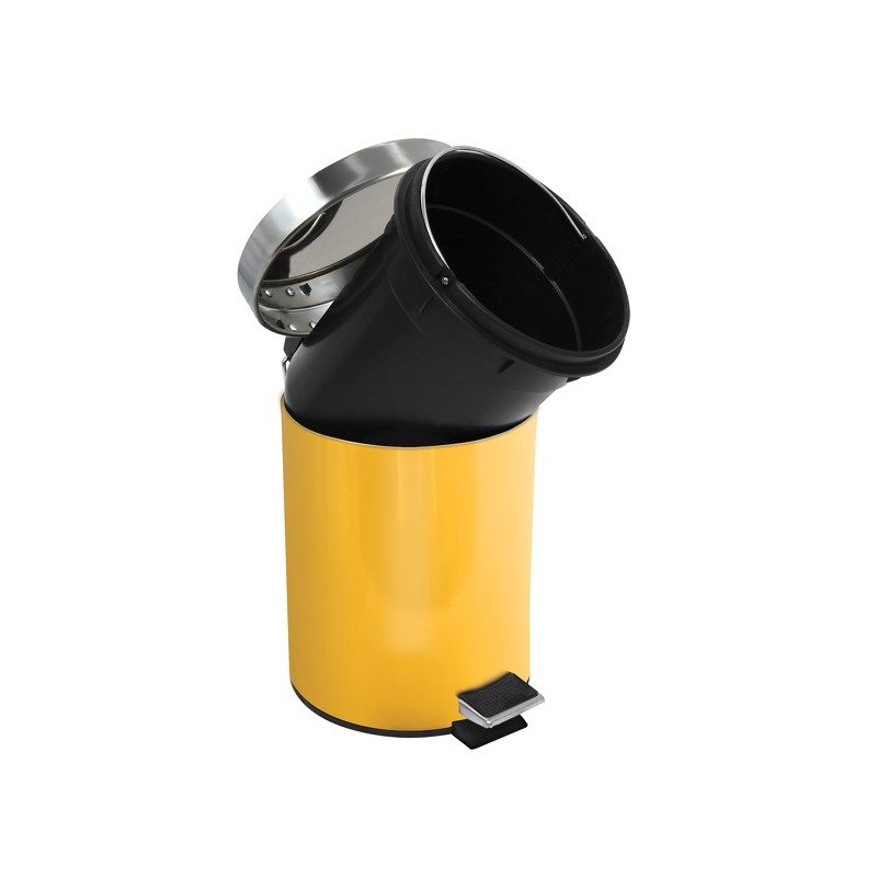 Spirella MSV Poubelle à  Pédale Inox 3L Safran