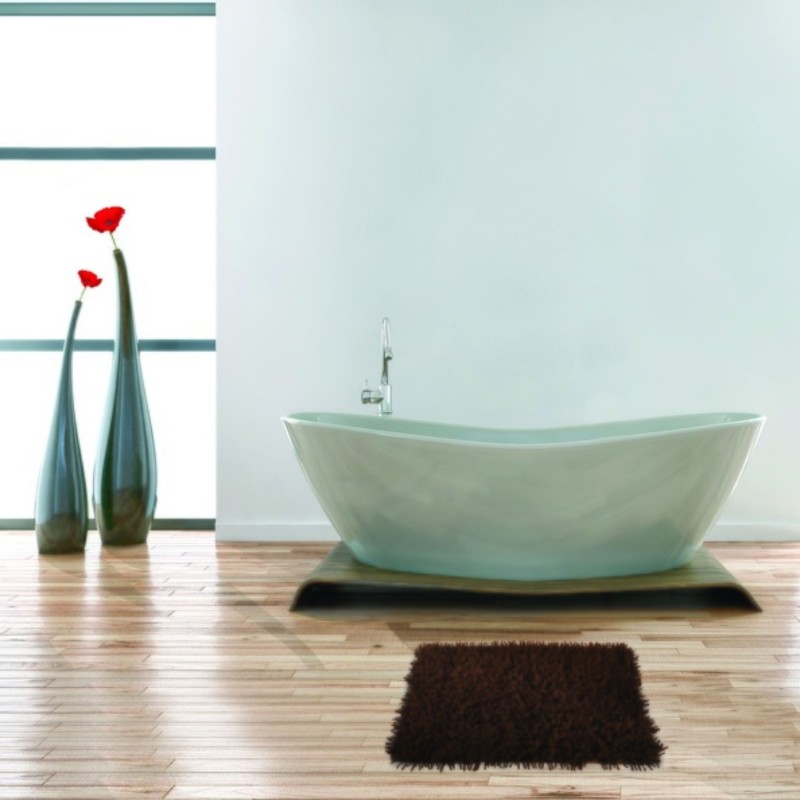 Spirella MSV Tapis De Bain Coton 40x60cm Marron
