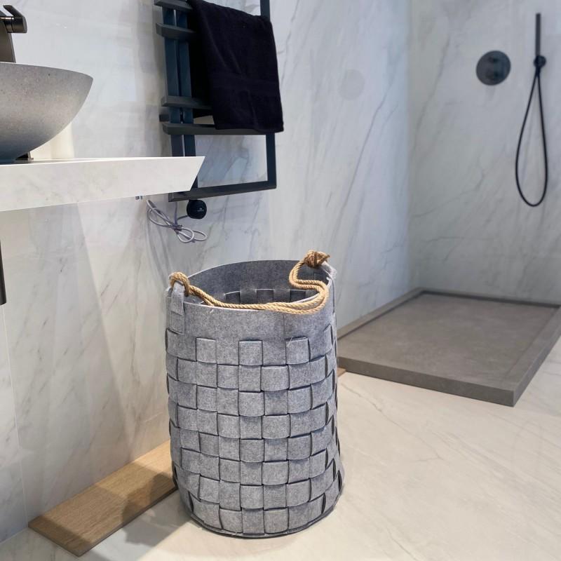 Spirella Panier à  Linge COSYHOME 70L Gris Spirella