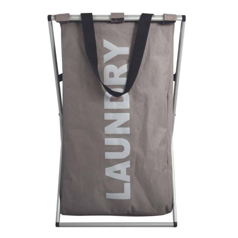 Spirella Panier à  Linge LAUNDRY 50L Taupe MSV