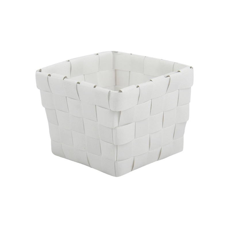 spirella Panier de rangement 10x10x7 5cm Blanc MSV