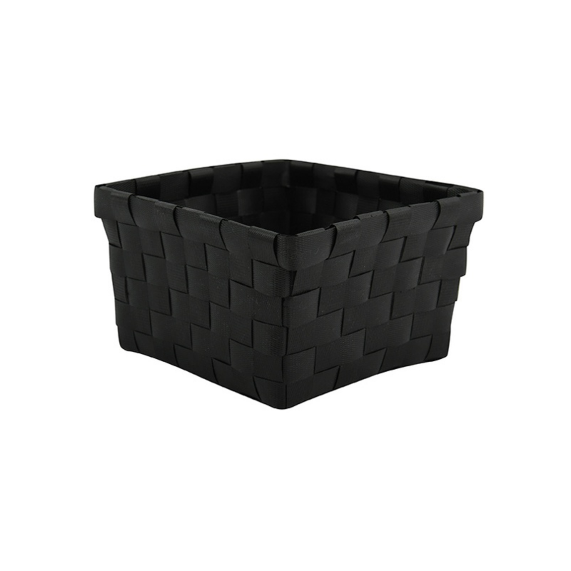 spirella Panier de rangement 14x14x9cm Noir MSV