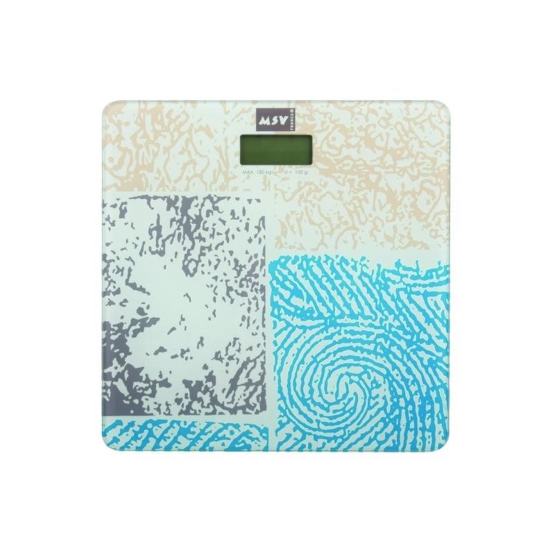 spirella Pèse Personne Verre HUELLAS MSV