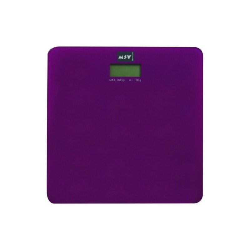 spirella Pèse Personne Verre Violet MSV