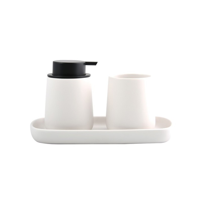 Spirella Plateau Céramique MAONIE Blanc Mat MSV