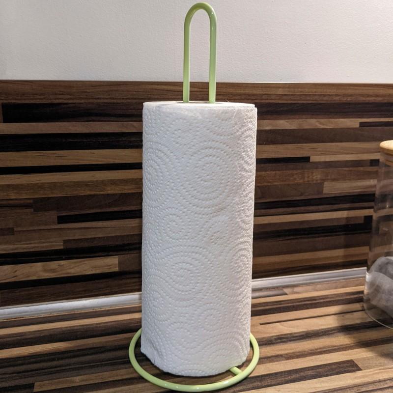 Spirella Porte Rouleau Essuie Tout Acier Vert MSV