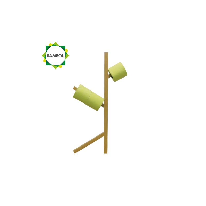 Spirella Porte Rouleau Papier WC En Bambou MSV