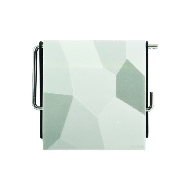 Spirella Porte Rouleau Papier Wc ORIGAMI Gris MSV