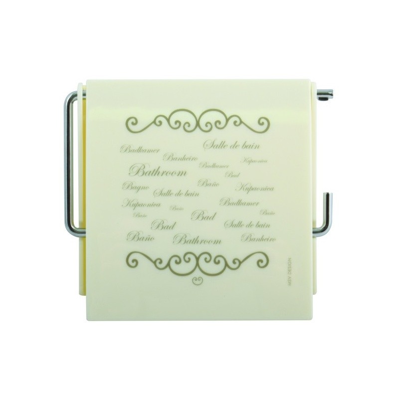 Spirella Porte Rouleau Papier Wc PARIS Crème MSV