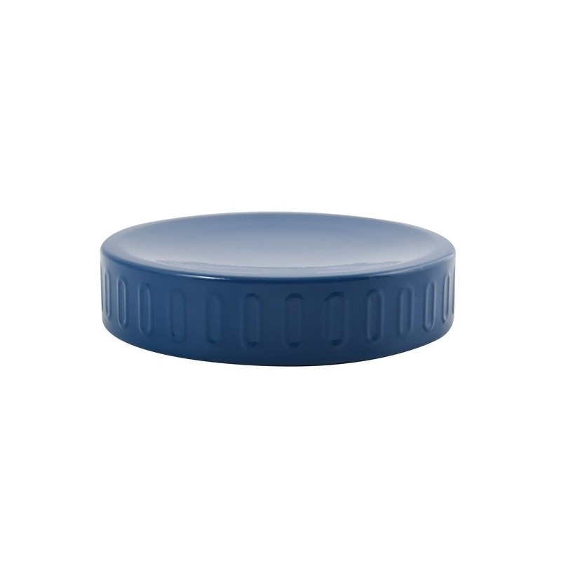 spirella Porte Savon Acier HABANA Bleu Foncé MSV