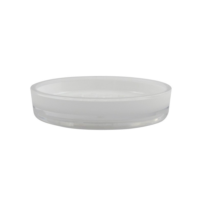 spirella Porte Savon Acrylique TAHITI Blanc MSV