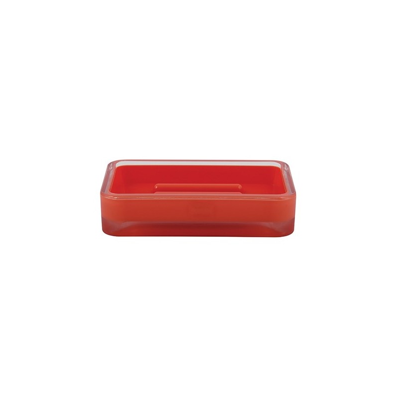 spirella Porte Savon ANZIO en Plastique Rouge MSV