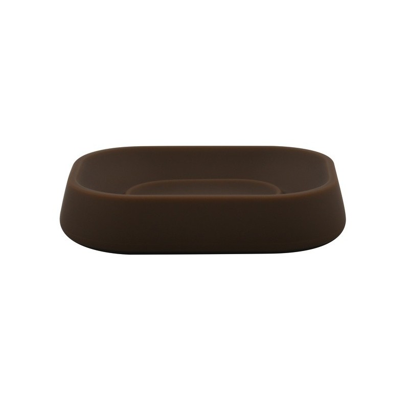 spirella Porte Savon ASTI Soft touch Chocolat MSV
