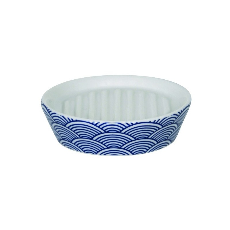spirella Porte Savon Céramique BENTO Bleu MSV