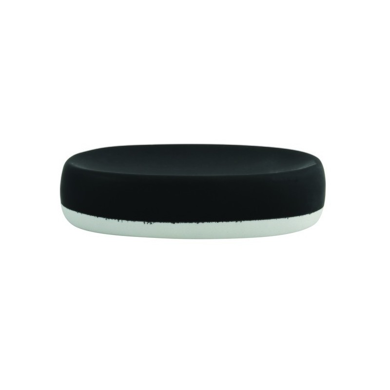 spirella Porte Savon Céramique CAGLIARI Noir MSV
