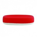 Spirella Porte Savon Céramique CAGLIARI Rouge MSV
