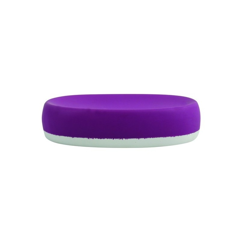spirella Porte Savon céramique CAGLIARI Violet MSV