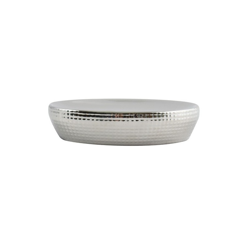 spirella Porte Savon Céramique DALLAS Argent MSV